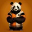 Placeholder: football player clothes, same panda
