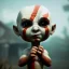 Placeholder: Cute baby video game god of war krotos, axe, mytology, 8k resulation, cinematic lighting, octane render, unreal engine 5