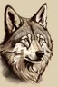 Placeholder: Carton picture of a wolf