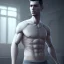 Placeholder: A man in briefs, mysterious, soft lighting, unreal engine 5 volumetric lighting, intricate details, realistic style, 8k resolution