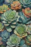 Placeholder: abstract of succulents by van gogh