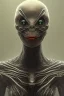 Placeholder: spider alien, head, evil, 8k, finely detailed, photo realistic, HR Giger style