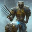 Placeholder: angry Wolverine warrior in Blue and yellow battle armor, a highly detailed illustration, background of Inka jungle, realistic render, 8 k, micro detail, intricate, elegant, centered, digital painting, Artstation, smooth, sharp focus, illustration, artgerm, tomasz alen kopera, peter mohrbacher, donato giancola, joseph christian leyendecker, wlop, boris vallejo