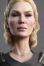 Placeholder: Cersei Lannister as evil dominatrix in black leather, mistress, bdsm, busty, cleavage, curvy, lena headay, angry, stern look. character design by cory loftis, fenghua zhong, ryohei hase, ismail inceoglu and ruan jia. unreal engine 5, artistic lighting, highly detailed, photorealistic, fantasy