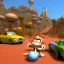 Placeholder: a new donkeykong level with small cars, fine detail, graphics