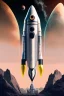 Placeholder: Space Rockets design, sophisticated, futuristic, assume year to be 2100