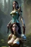 Placeholder: milf, warrior, brunet hair, corset, 8k resolution, high-quality, fine-detail, intricate, digital art, detailed matte, volumetric lighting, illustration, 3D octane render, brian froud, howard lyon, selina french, anna dittmann, annie stokes, lisa parker, greg rutowski