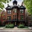 Placeholder: At 2146 W. Caton Street in Wicker Park stands the Frederick Gehrke House, built in 1889 and designed by architects Faber & Pagels. This handsome late-Victorian residence was part of a row of five substantial single-family homes constructed on what was then a newly carved, 600-foot street called Columbia. At the time, this triangular pocket near Damen, North, and Milwaukee was one of the last undeveloped stretches of prairie in the neighborhood — soon to become one of Chicago’ black and white pen
