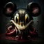 Placeholder: squid mickey mouse hybrid, photorealism, horror, evil, hungry, rotted, high resolution,