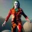 Placeholder: Ultra realistic circus scene. Amazing joker man, waist up view, Wes Anderson style, dark ambient, highly detailed, concept art, unreal engine 5, god rays, ray tracing, RTX, lumen lighting, ultra detail, volumetric lighting, 3d, finely drawn, high definition, high resolution.