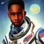 Placeholder: African American boy space explorer