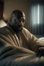 Placeholder: kanye west(Ye) posing in bed , photo-realistic, shot on Hasselblad h6d-400c, zeiss prime lens, bokeh like f/0.8, tilt-shift lens 8k, high detail, smooth render, down-light, unreal engine 5, cinema 4d, HDR