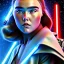 Placeholder: Florence Pugh, in Star Wars, lasers