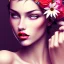 Placeholder: sexy women with flowers crown