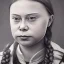 Placeholder: portrait of Greta Thunberg as the pope