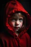 Placeholder: gadis kecil berkerudung merah