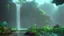 Placeholder: jungle.water fall.