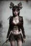 Placeholder: steampunk girl knife hell end solitary cute darkness sad body guns anormal fly