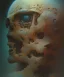 Placeholder: neural network. oil on canvas, beksinski