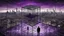Placeholder: picture an cube like cage with dense bars inner stands a human figure alone , in outside around in the distance big landscape with big city and many fade human figures in the city, dark purple, gray, black, white, brown. Whimsical style and surreal vibe, lonely with neuron network background, surreal stunning vibe
