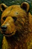 Placeholder: Portrait of a bear by van gogh