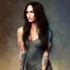 Placeholder: Full Body of Actress Megan Fox, Tele Photo Lens, au naturel, hyper detailed, digital art, trending in art station, cinematic lighting, studio quality, smooth render, unreal engine 5 rendered, octane rendered, art style by klimt and nixeu and ian sprigger and wlop and krenz cushart.