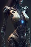 Placeholder: full body cyborg| human skin| full-length portrait| detailed face| symmetric| steampunk| cyberpunk| cyborg| intricate detailed| to scale| hyperrealistic| cinematic lighting| digital art| concept art| mdjrny-v4 style, --bad anatomy --blurry --fuzzy --disfigured --misshaped --mutant --deformed --bad art --out of frame no metal, made of plastic