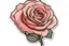Placeholder: Rose in the form of a sticker