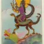 Placeholder: Vishnu riding a dragon