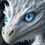 Placeholder: A white dragon with pleasant eyes