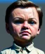 Placeholder: Leonardo di caprio toddler, full body, car, dramatic lighting, hyper realistic