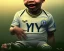 Placeholder: Kylian Mbappé as a baby, baby face portrait, smile, 8k resolution