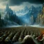 Placeholder: Epic massive Drawing the hobbit battle of the five armies estilo Van Gogh 4k