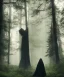 Placeholder: photographic quality, night, mystical, moon light, 5 witches, pagan, goth, monolith, fires, woods, dark, misty, moody, dancing, flowing gowns, beautiful young, ultra detail,