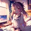 Placeholder: Streamer anime girl in a bedroom