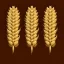 Placeholder: A professional and classic logo of 5 wheat ears, with full details, full HD, voluminous, 3D, symmetrical, 4K, 8K