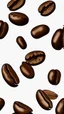 Placeholder: Only one Coffee bean Without background