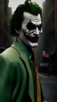 Placeholder: Joker, as he stands in the middle of the street, his face contorted into a menacing snarl, and the caliph of a dark street, hyper realistic, 8k, ultra hd, pixar style, disney stile, cinema 4d, --ar 3:2