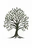 Placeholder: unique olive tree drawing logo simple