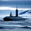 Placeholder: russian submarine crossing the magellain strait