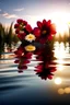 Placeholder: Liebe herz Blumen Wasser Sonne Spiegelung