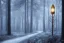 Placeholder: FOREST LANTERN WINTER PATH FALL