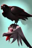 Placeholder: horror gaming crow