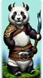 Placeholder: A viking panda