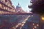 Placeholder: Elevated Train pass+train corner building+colorful genoa street+Italian medieval town+Italian city sea+alphonse mucha, greg rutkowski,matte painting, cryengine, hyper detailed, felix kelly, fantasy art, seb mckinnon