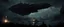 Placeholder: It's a dark night in the forest. It's raining. A huge spaceship is slowly moving 100 metres above the ground . It's a monstrous dreadnought like battleship. it is scarred by a thousand battles. it's many turrets are glowing from all the shots they fired. Its menacing arrow-like shape is glowing from its protective shield. a number of smaller craft are circling in a protective pattern. the ground is strewn with debris and craters and the remains of a bombed out city.