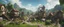 Placeholder: An outdoor surrealist market in a beautiful surreal outdoor countryside summer scene with hills, interesting dwellings, pathways, stairways, waterfalls, & a waterwheel : very high detail, photorealistic, epic cinematic, 8K, Large depth of field