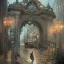 Placeholder: Insanely detailed photograph of an “portrait of gorgeous city” with intricate gears, intricate embroidered band, hyperdetailed painting by Ismail Inceoglu Huang Guangjian and Dan Witz CGSociety ZBrush Central fantasy art album cover art,8K, hdr, romantic, mysterious, ominous, flowers, jewelry, steam,oil,cafe,1920's