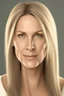 Placeholder: realistic, (49yr old female)without makeup, Caucasian beautiful face, 3/4 head position, dark hair, studio lighting, cinematic light, beautiful woman, milk beige middle hair, perfect anatomy, on white background, 8k Resolution, highly detailed, non-symmetrical body a, detailed hairstyles and skin texture