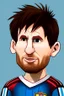 Placeholder: Lionel Messi Footballer cartoon 2d